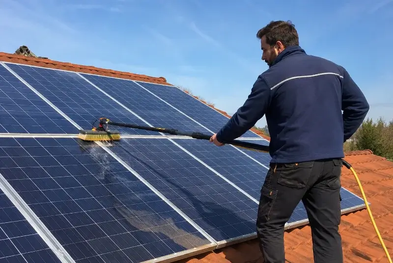 Nettoyage et entretien de panneaux solaires à Soulvache